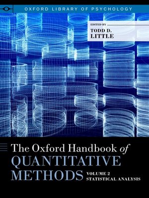 cover image of The Oxford Handbook of Quantitative Methods, Volume 1